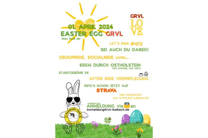 RST-Aktion: “EASTER EGG GRAVEL” am Ostermontag (01. April 2024)