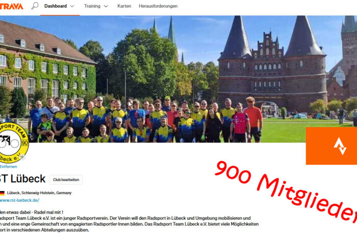 RST STRAVA-Club begrüßt jetzt bereits 900 Mitglieder