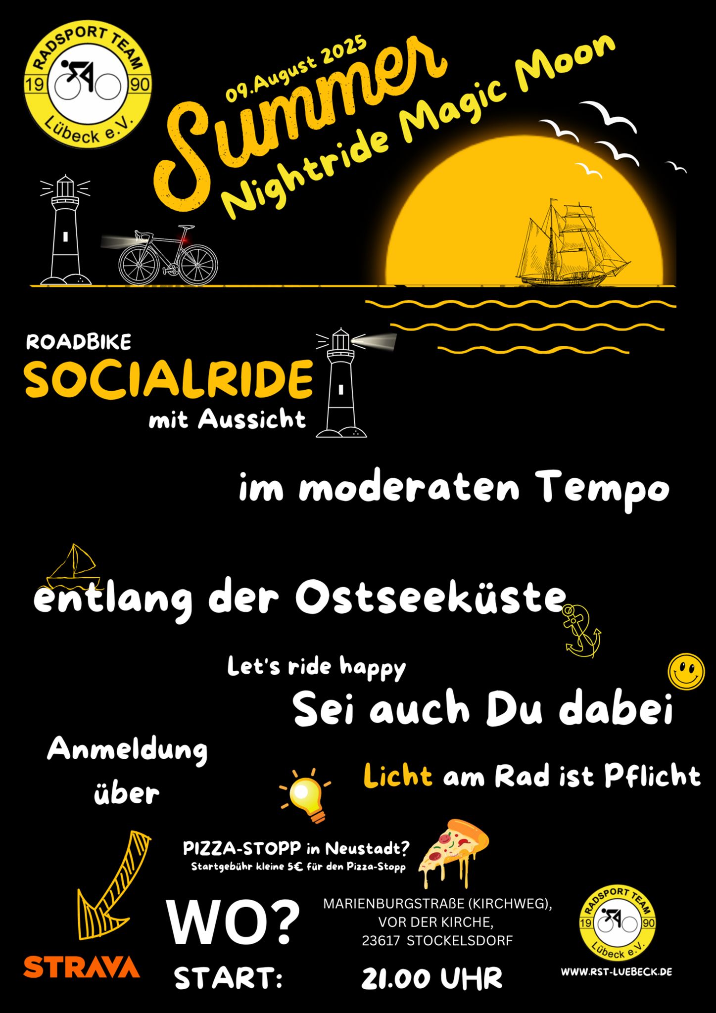 SUMMER NIGHTRIDE MAGIC MOON 🚴‍♂️🌝