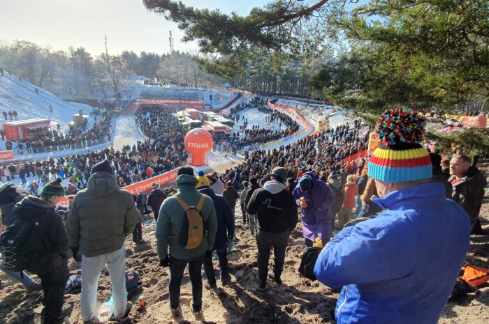 Querfeldein im Winter in Belgien