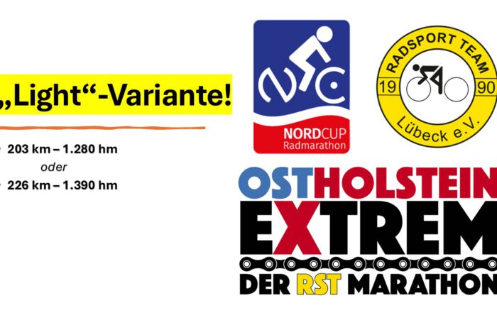 Der Radmarathon „Ostholstein Extrem“ startet 2026 erstmals auch als „Light“-Variante!