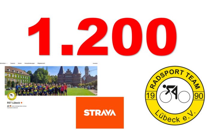 RST Lübeck STRAVA-Club: 1.200 Mitglieder